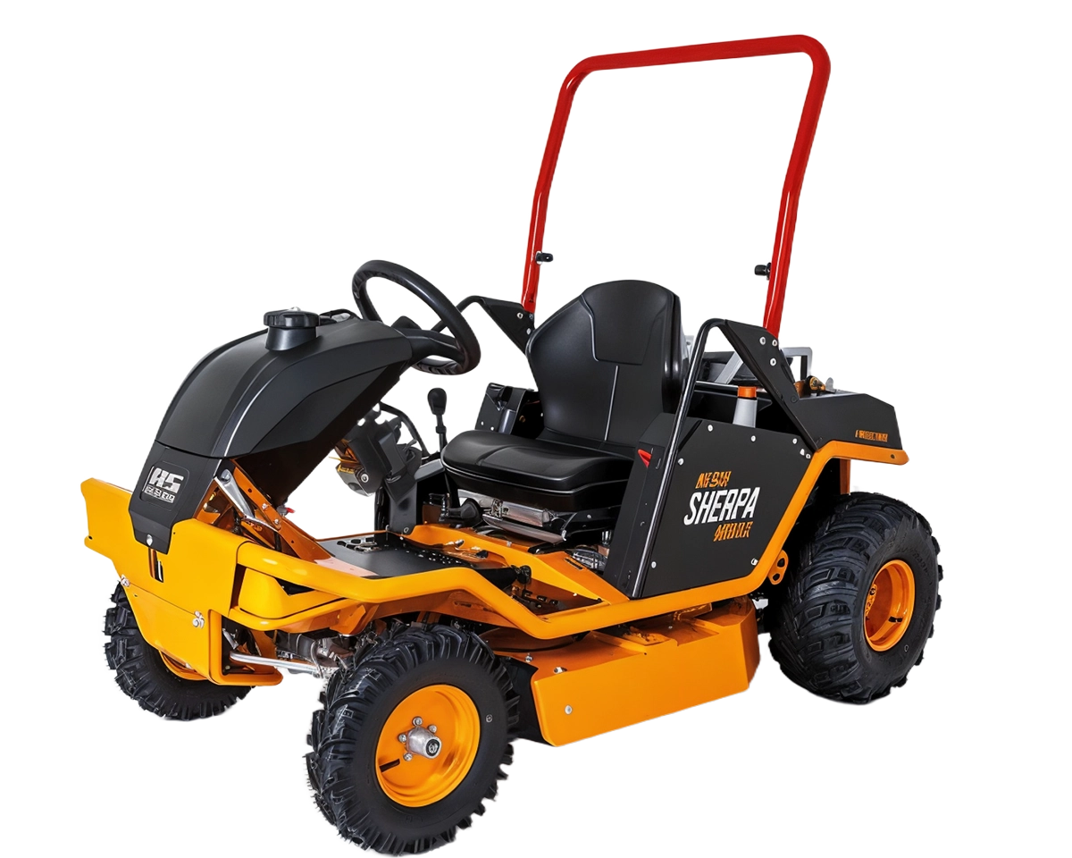 Desbrozadora 4×4 AS 940 Sherpa 4WD RC: tractor desbrozador de asiento con tracción total