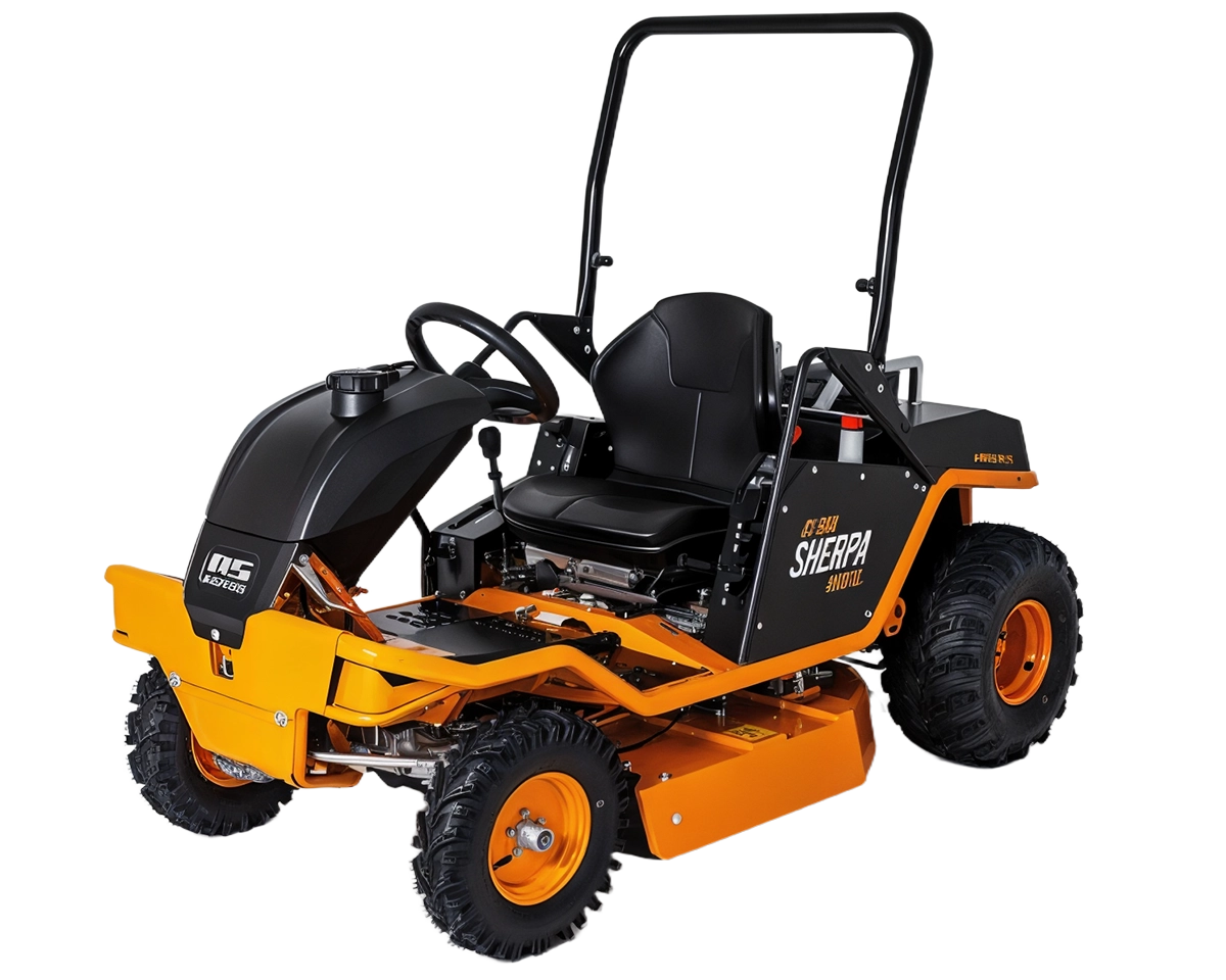 Desbrozadora 4×4 AS 940 Sherpa 4WD XL Loncin: tractor desbrozador de asiento con tracción total