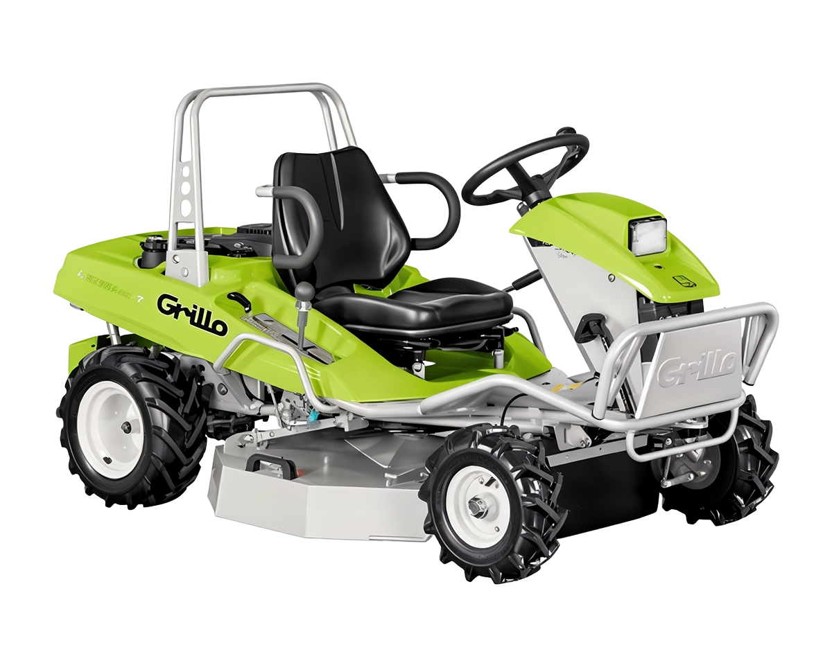 Desbrozadora de asiento Grillo Climber 7.15: desbrozadora de asiento de ruedas