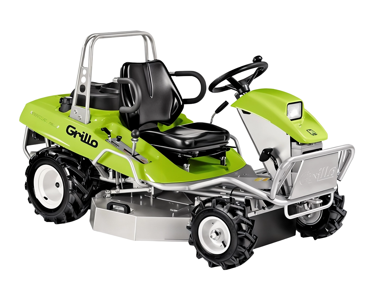 Desbrozadora de asiento Grillo Climber 7.18: desbrozadora de asiento de ruedas