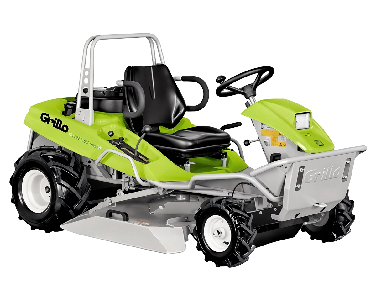 Desbrozadora de asiento Grillo Climber 8.22: desbrozadora de asiento de ruedas