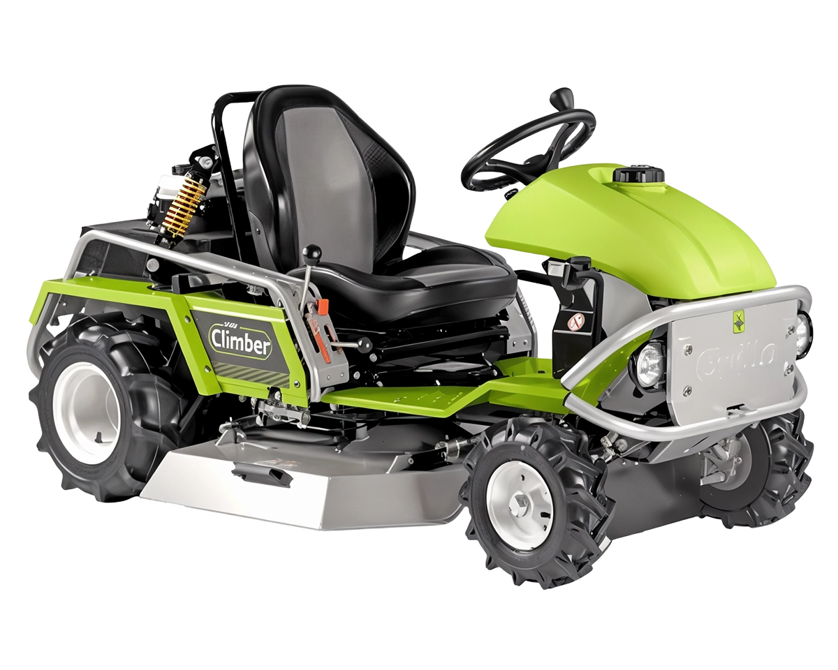 Desbrozadora de asiento Grillo Climber 9.22S: desbrozadora de asiento de ruedas